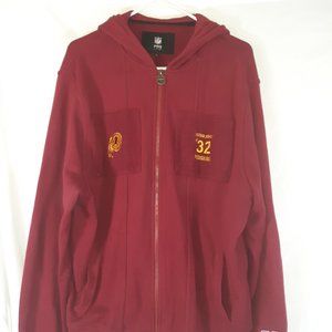 NFL Pro Line Washington Redskins Vintage Zip Up Hoodie Size L